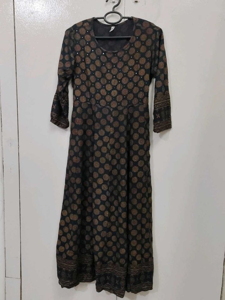 Elegant Printed anarkali kurti