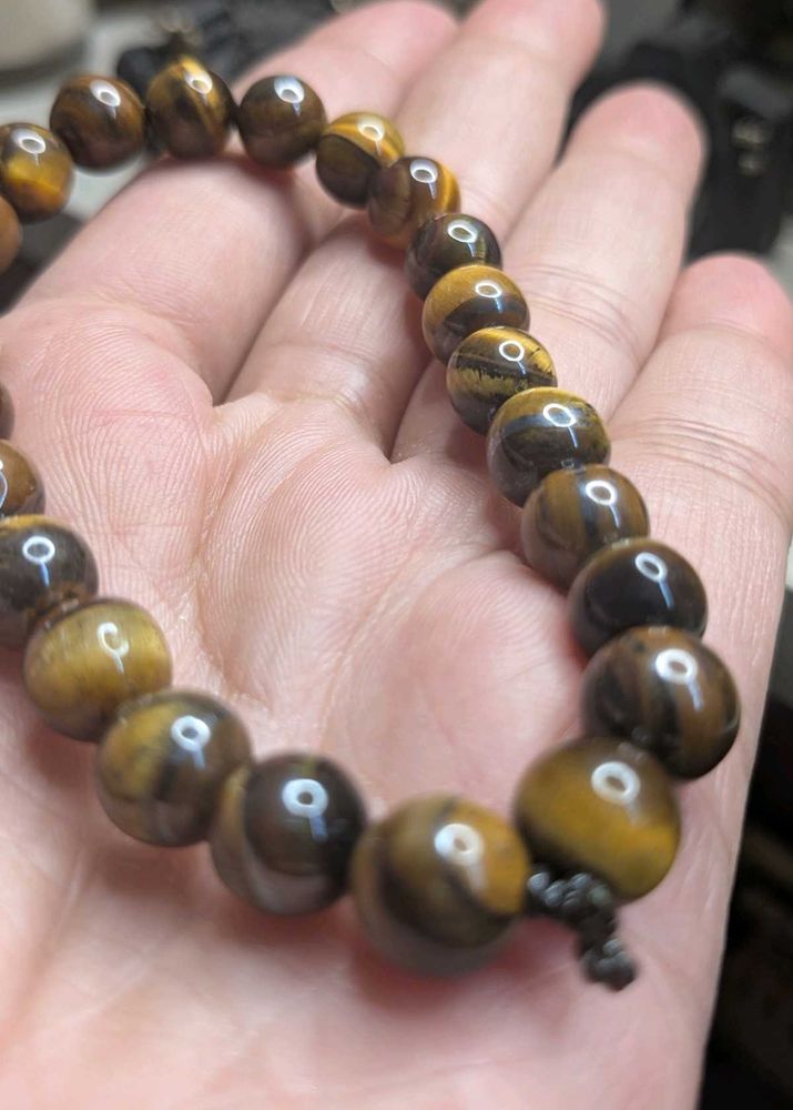 Tiger Eye Beaded Bracelet