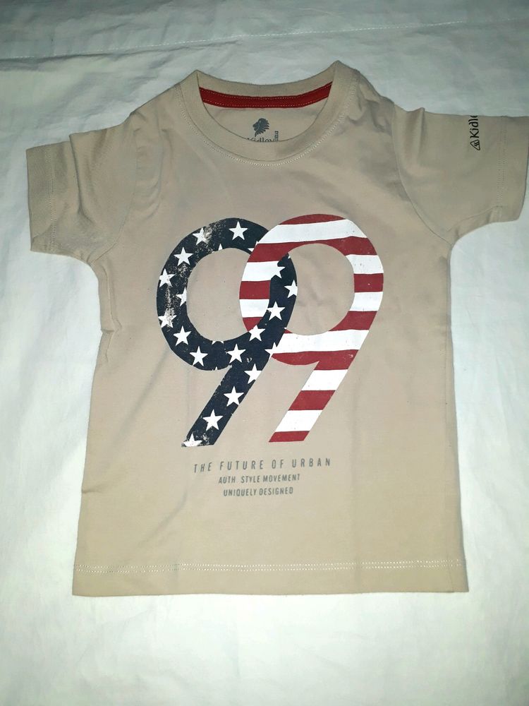 Kidley T Shirt For 1 To 2 Year Kids