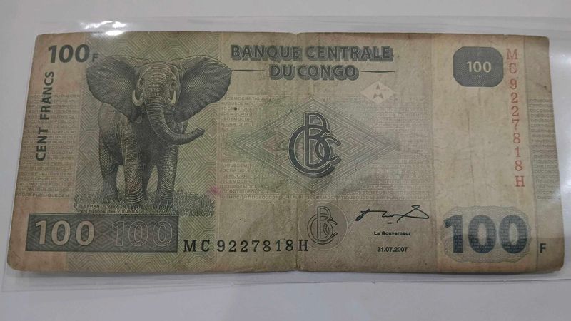 Congo 🇨🇩 100 Francs Note