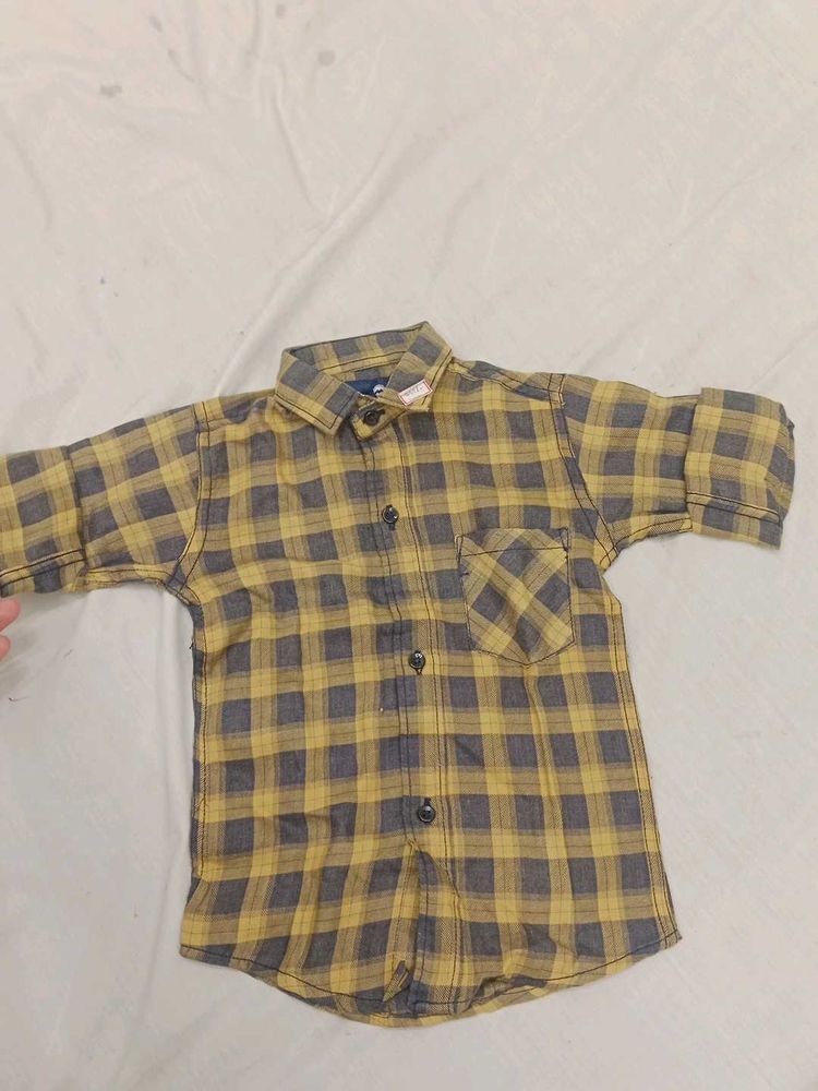 kids Checked Casual Shirt
