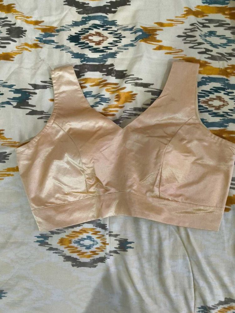 Elegant Gold Readmade Blouse