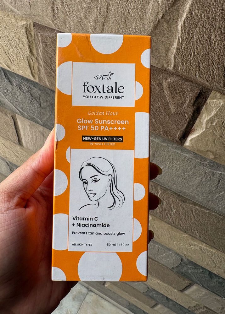 Foxtale Glow Sunscreen SPF 50