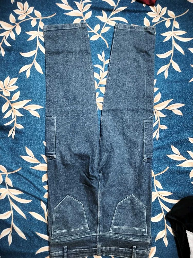 combo offer Classic cargo Blue Denim jeans &amp; tshir