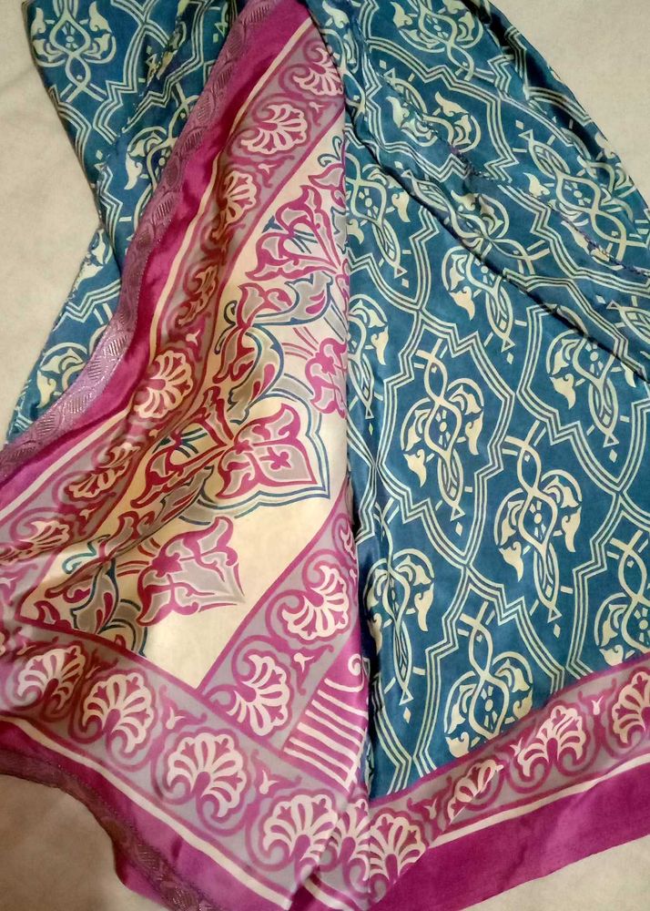 heavy satin silk saree