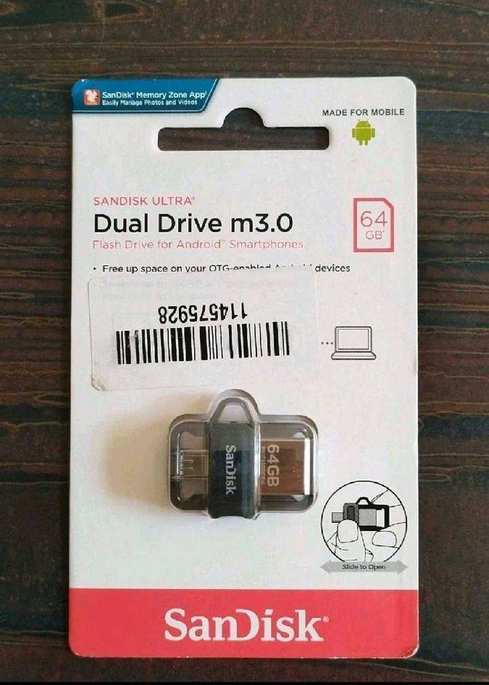 SanDisk Ultra Dual Drive m3.0 64GB