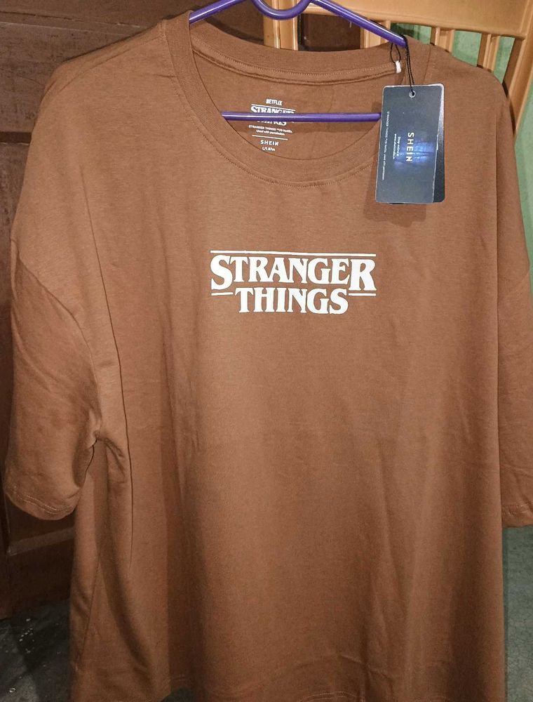 Stranger Things Graphic Oversized T-Shirt