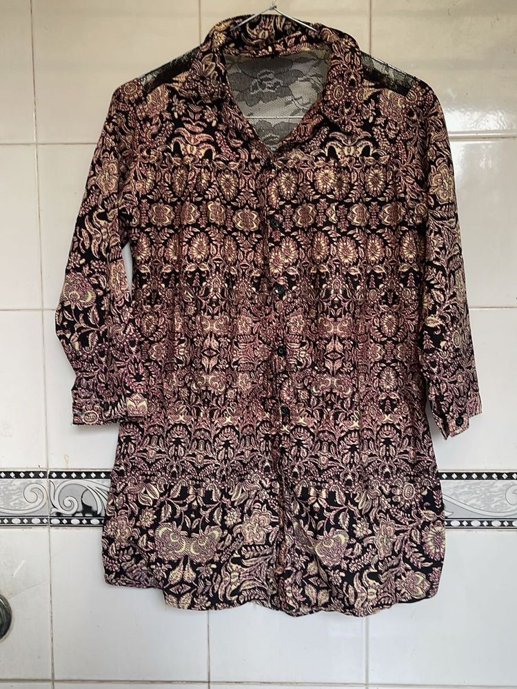 Bohemian Print Kurta Top