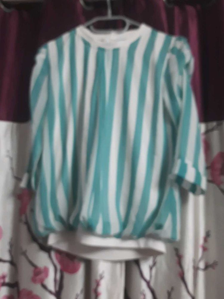 Striped Long Sleeve Top