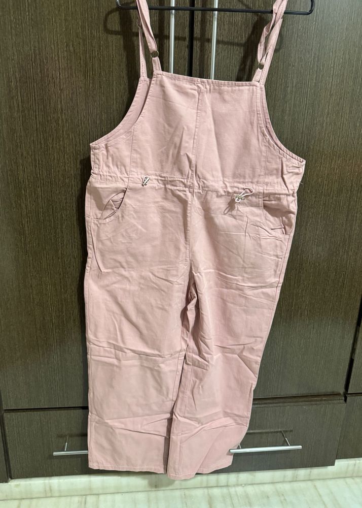 Pink Overalls Jumpsuit