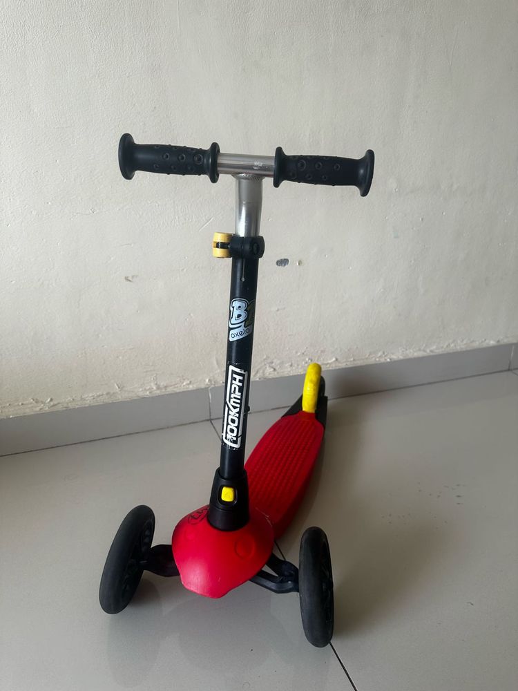 Red 3-Wheel Scooter for Kids