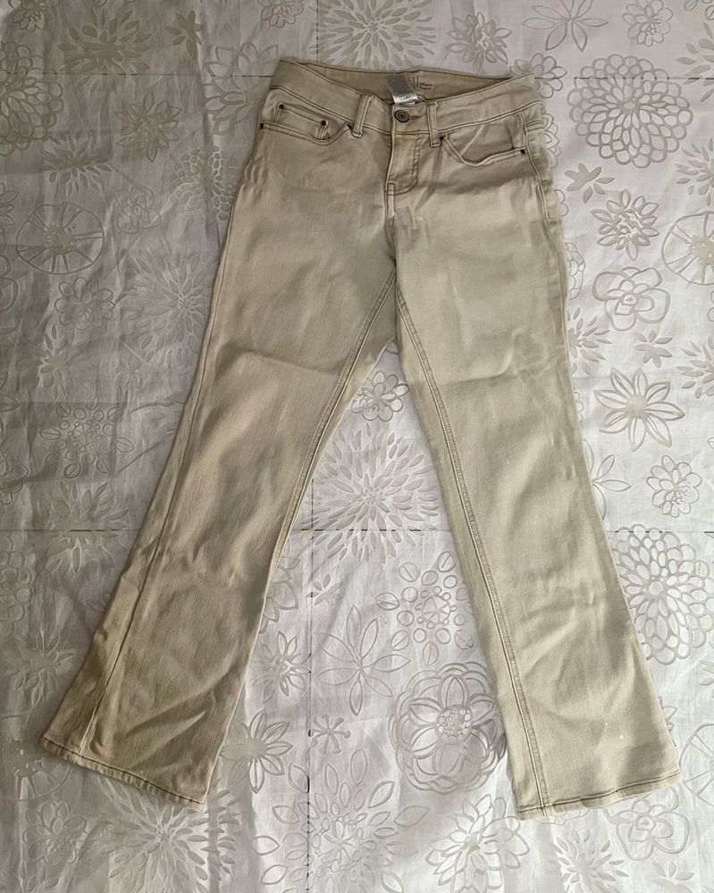 Khaki Bootcut Jeans