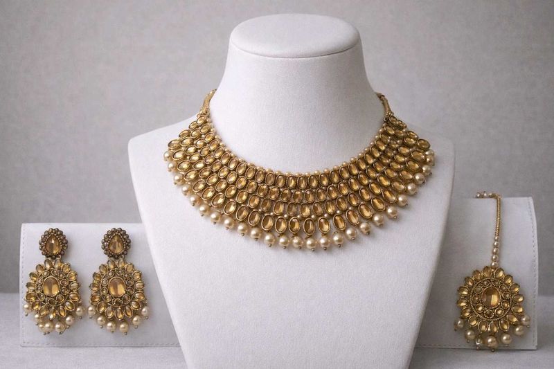 Indian Necklace &amp; Earring Set