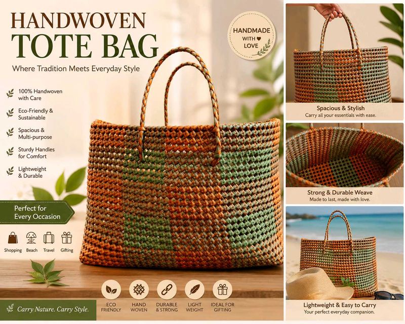 Handwoven Tote Bag