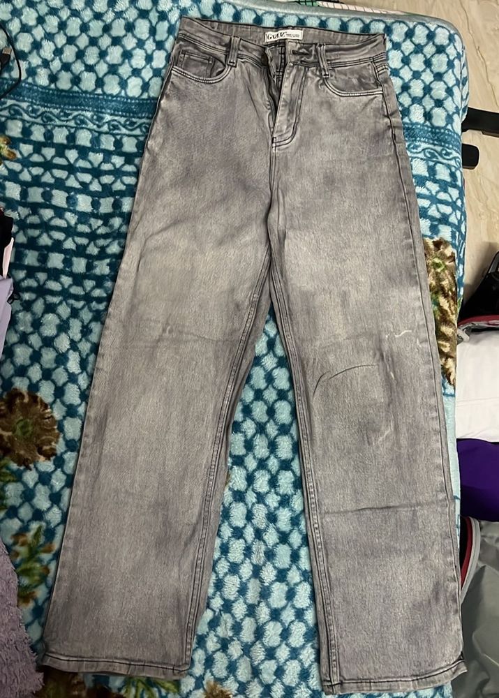 Gray Denim Jeans