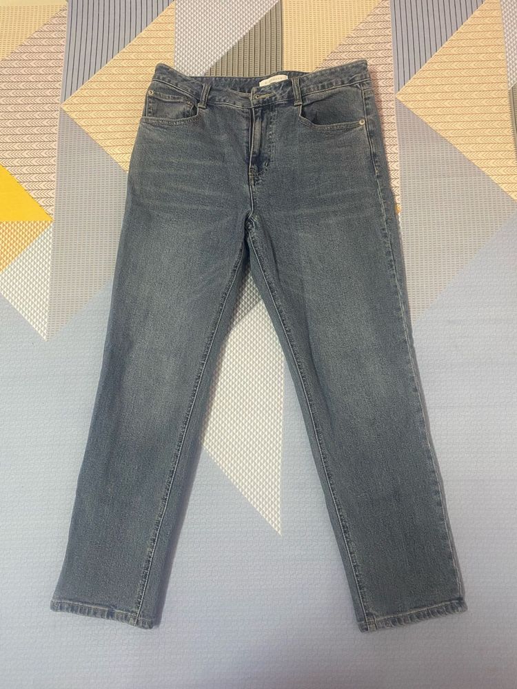 Gray Denim Jeans