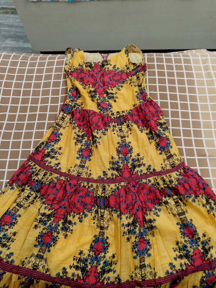 Floral Yellow Dress