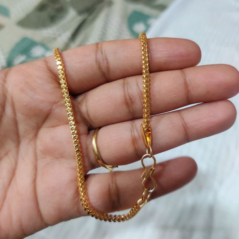 Unisex Anti-Tarnish Gold Plated Chain
