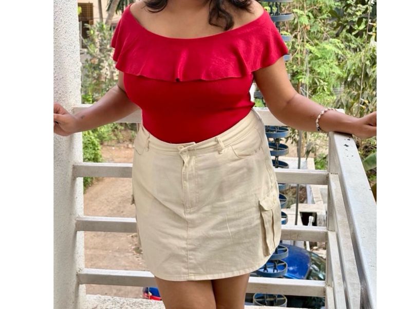 skirt top set