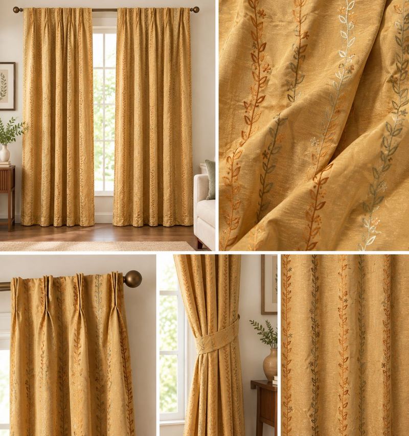 Silk Curtains (Set of 2)