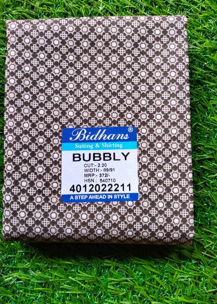 Bidhan's Bubbly Suit &amp; Shirting Fabric