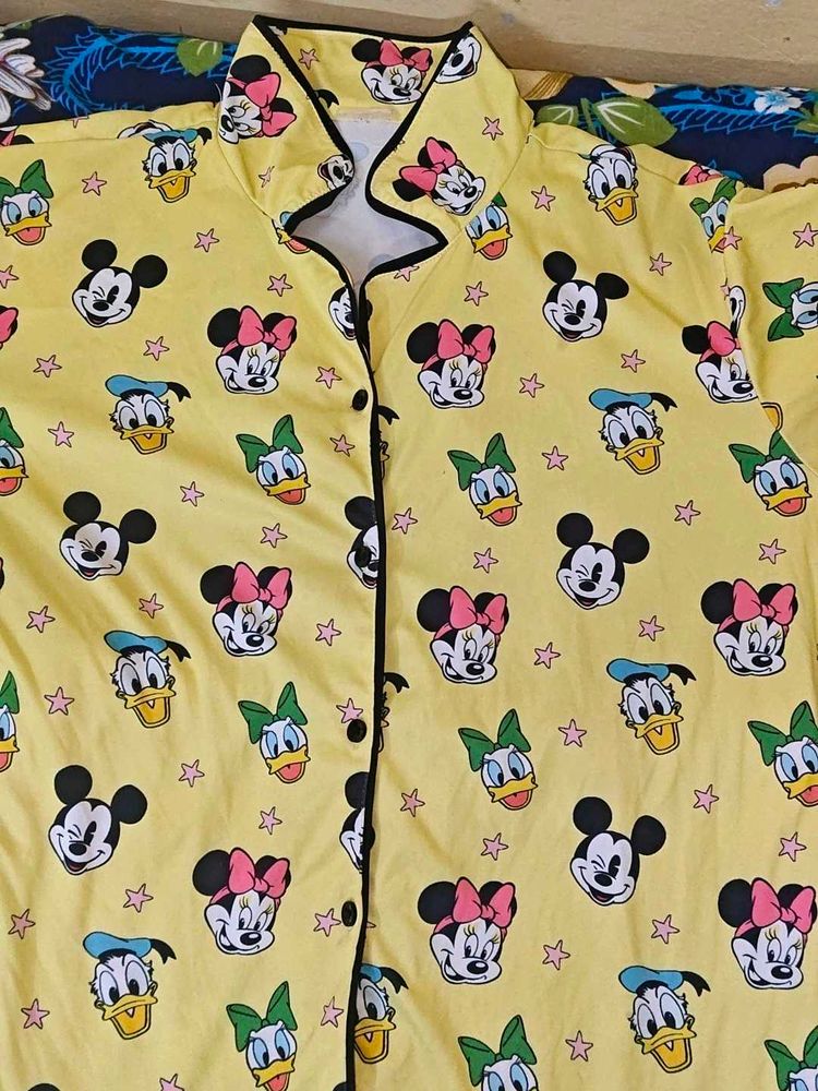 Cute Disney Character Pajama Set