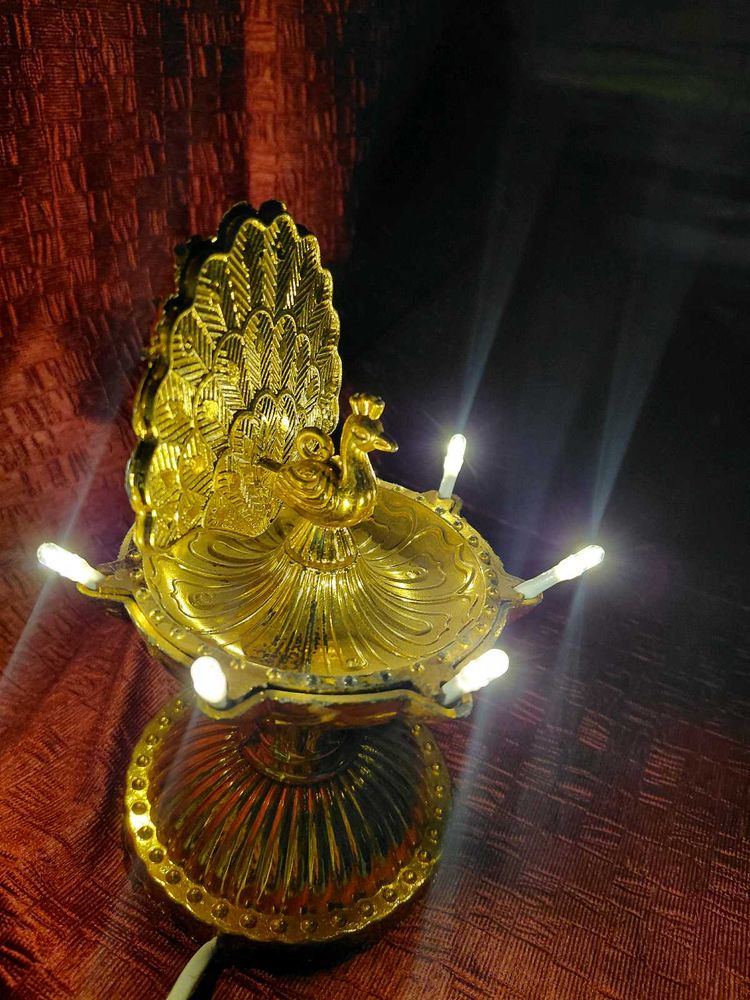 Peacock Design Decorative Diya