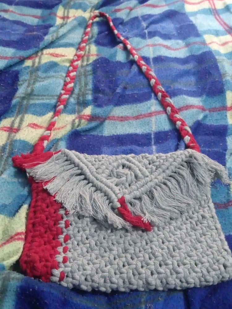 Handmade Crochet Shoulder Bag