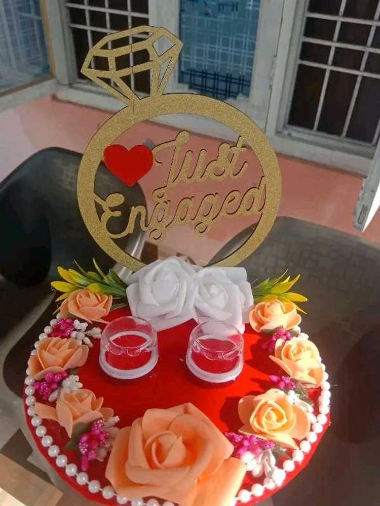 Just Engaged Ring Holder Tray