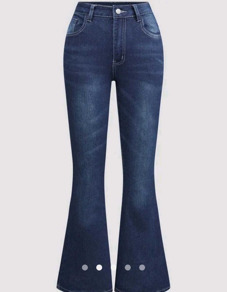 Classic Dark Wash Flare Jeans