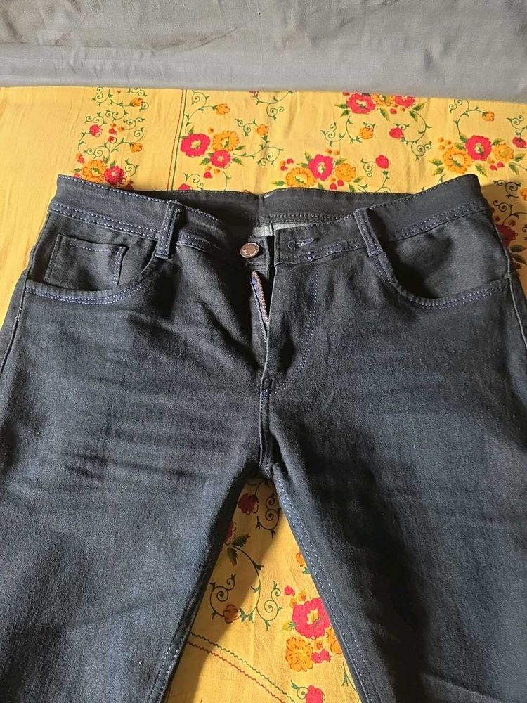 Classic Black Denim Jeans