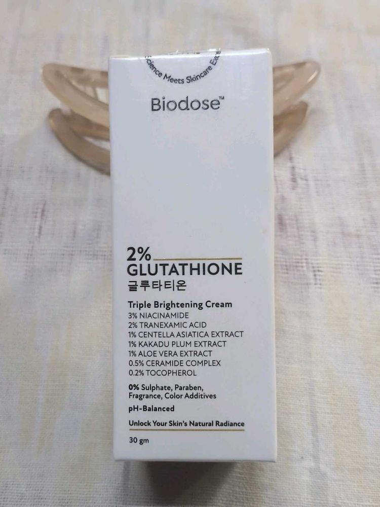 BiOdose 2% Glutathione Triple Brightening Cream