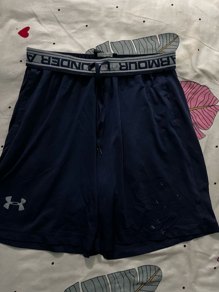 Under Armour Navy Blue Athletic Shorts