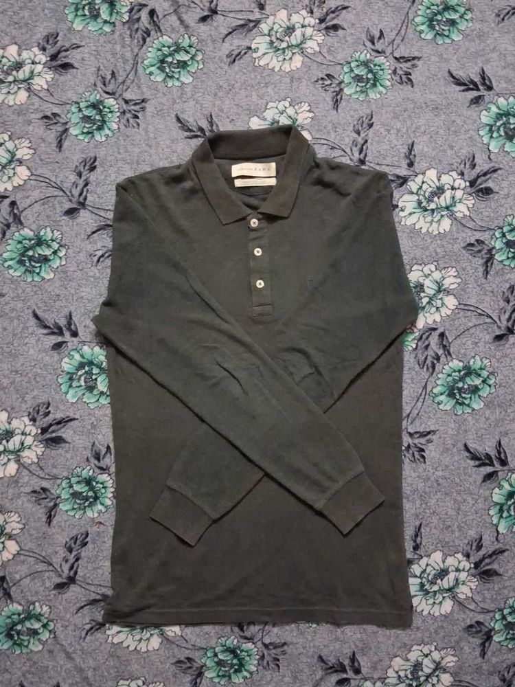 Men's Long Sleeve Polo Shirt | esthetic wear |