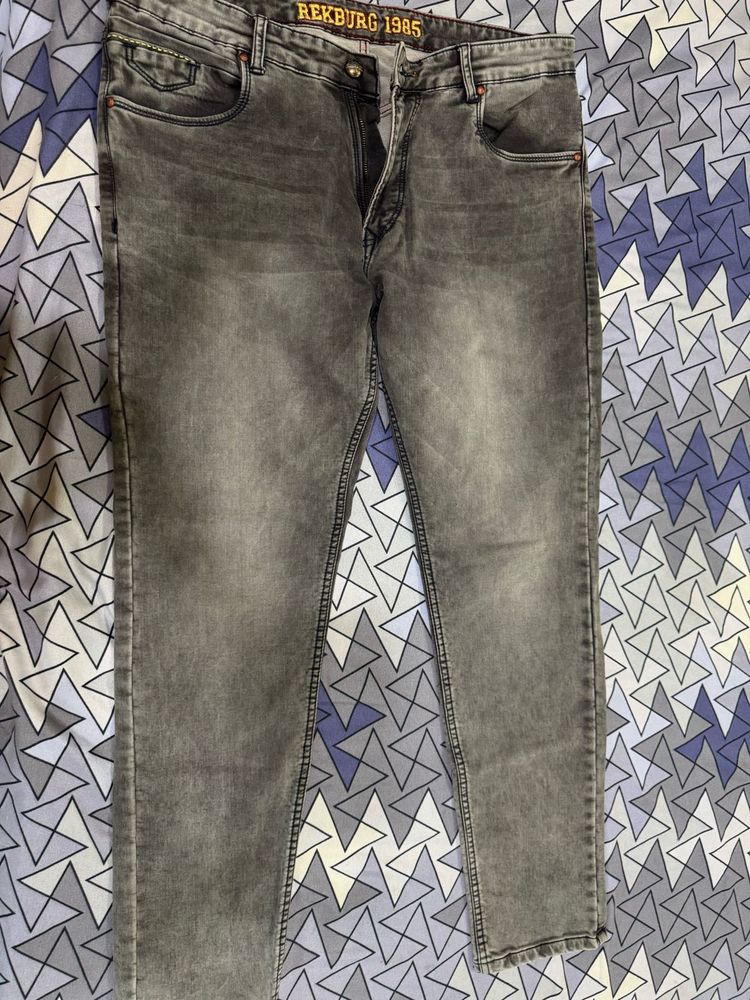 REKBURG 1985 Grey Denim Jeans