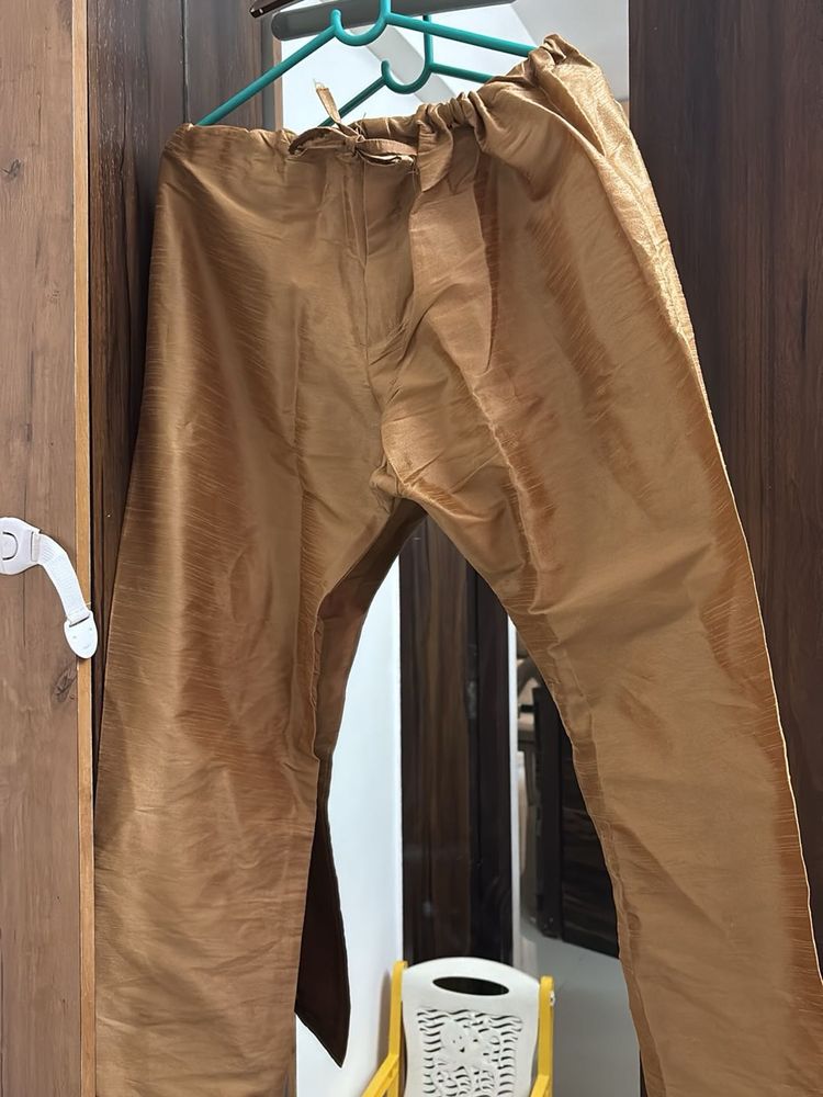 Golden Silk Salwar Pants