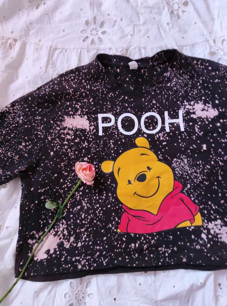 Cute Pooh Graphic T-Shirt