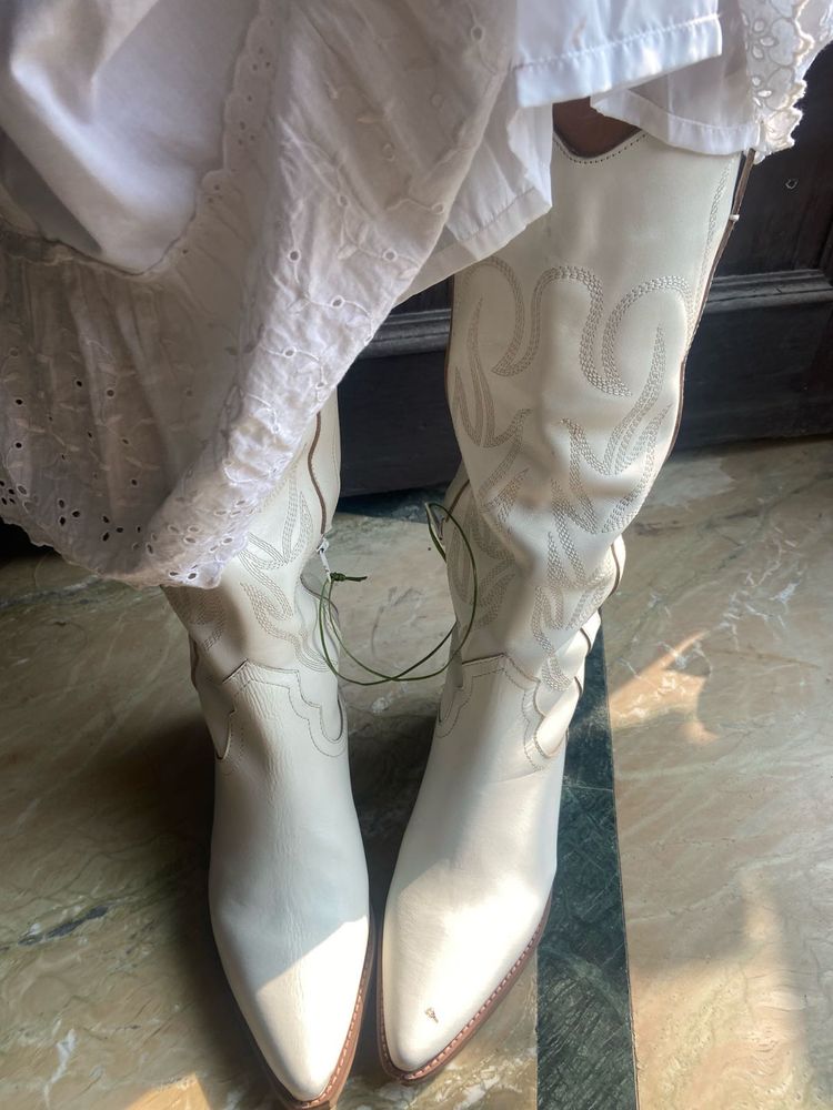 White Cowboy Boots