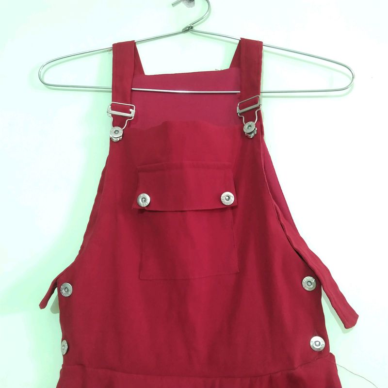 Zudio Maroon Jumpsuit