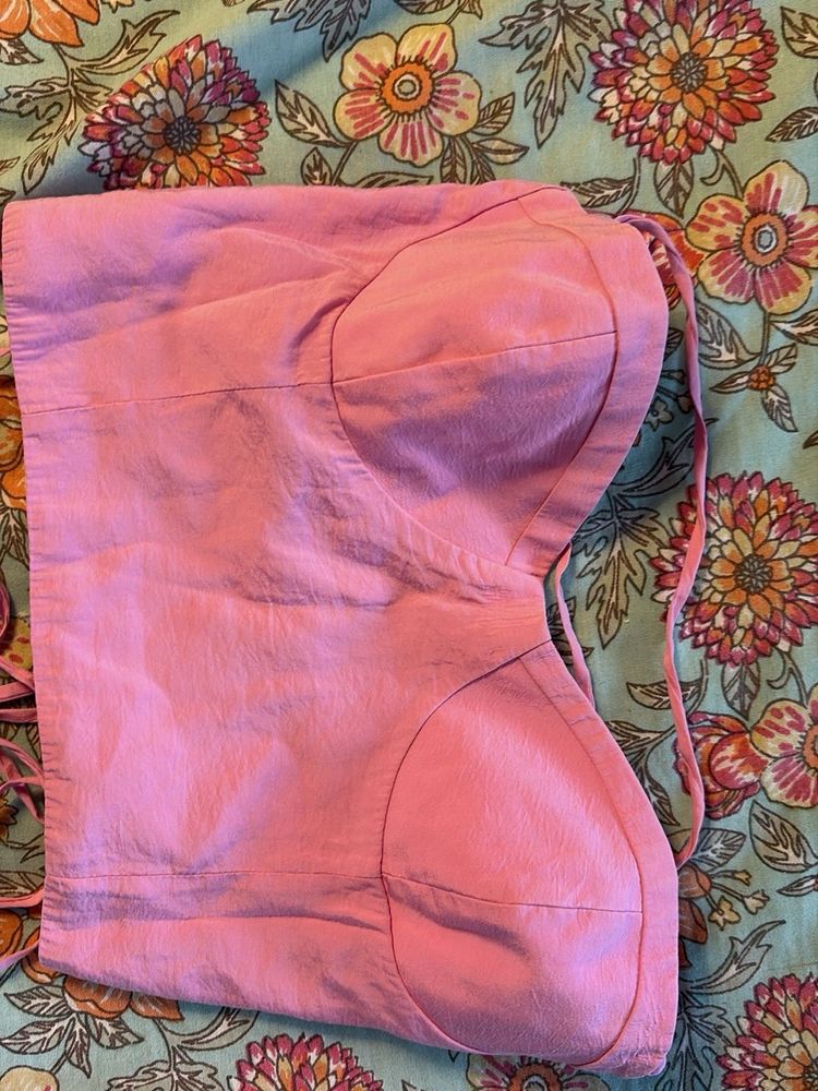 Pink Crop Top