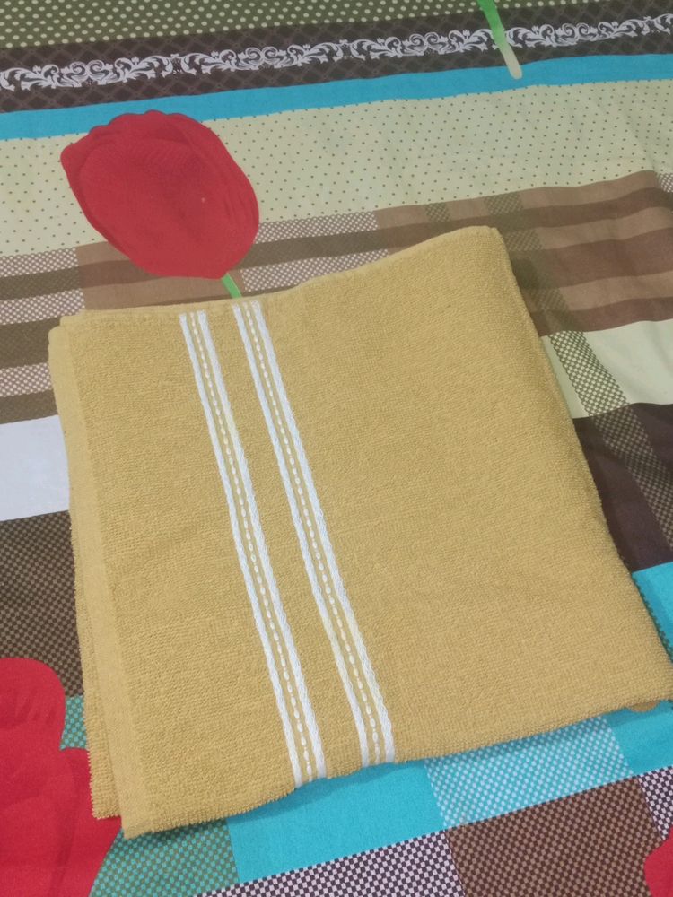 Yellow Soft Towel