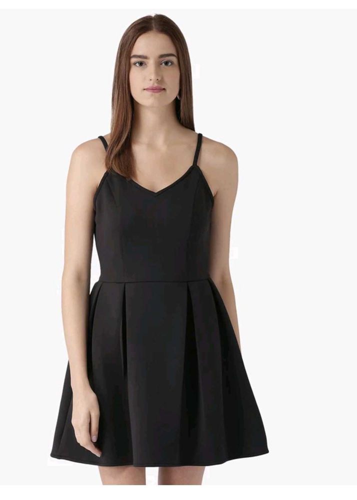 Black Fit &amp; Flare Dress