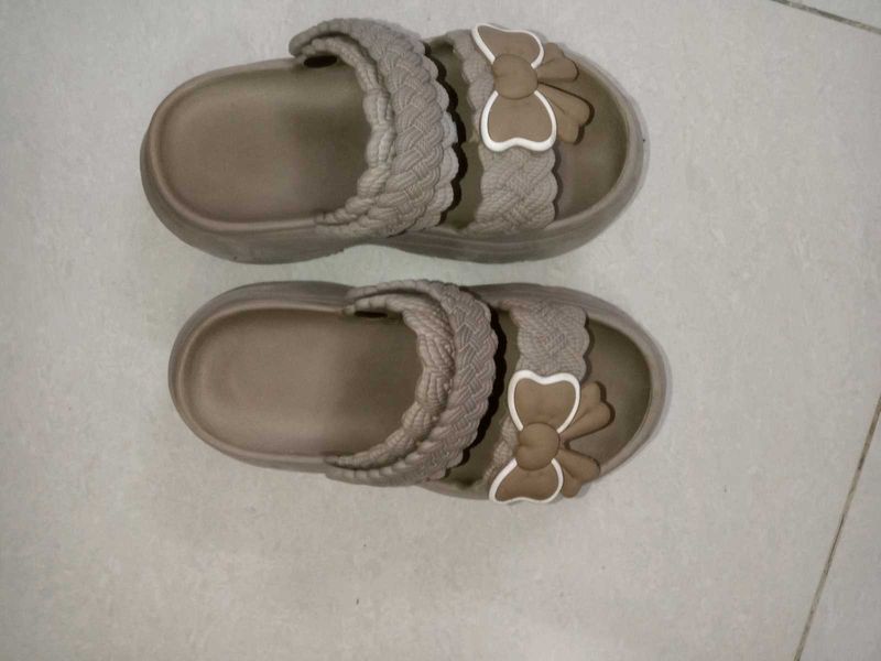 Cute Bow Platform Sandals