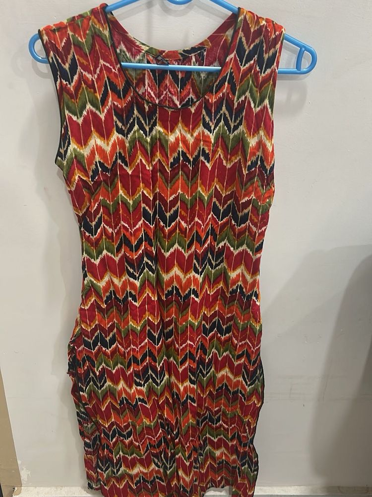 Boho Sleeveless Tunic Top