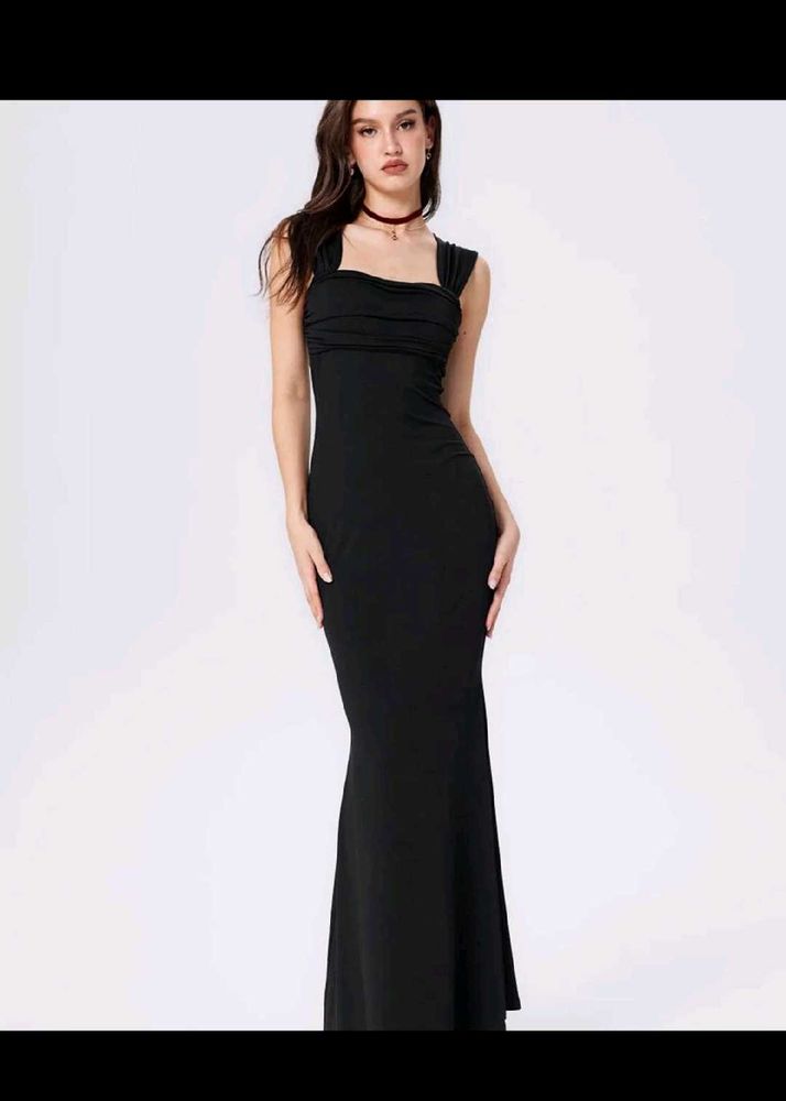 Cocktail Black Maxi Dress