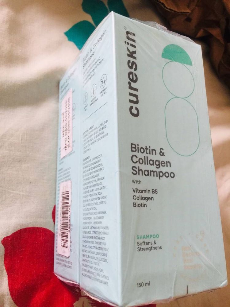 Cureskin 2 Biotin &amp; Collagen Shampoo☺️