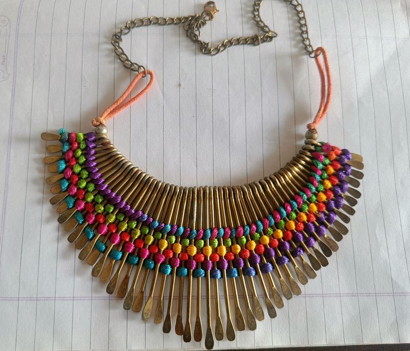 Assorted Earrings And Neck Peice