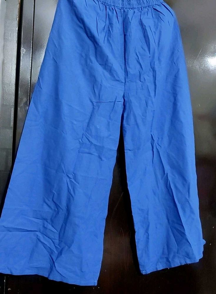 Blue🔵 Plazo For Girl Or Women 30 Waist