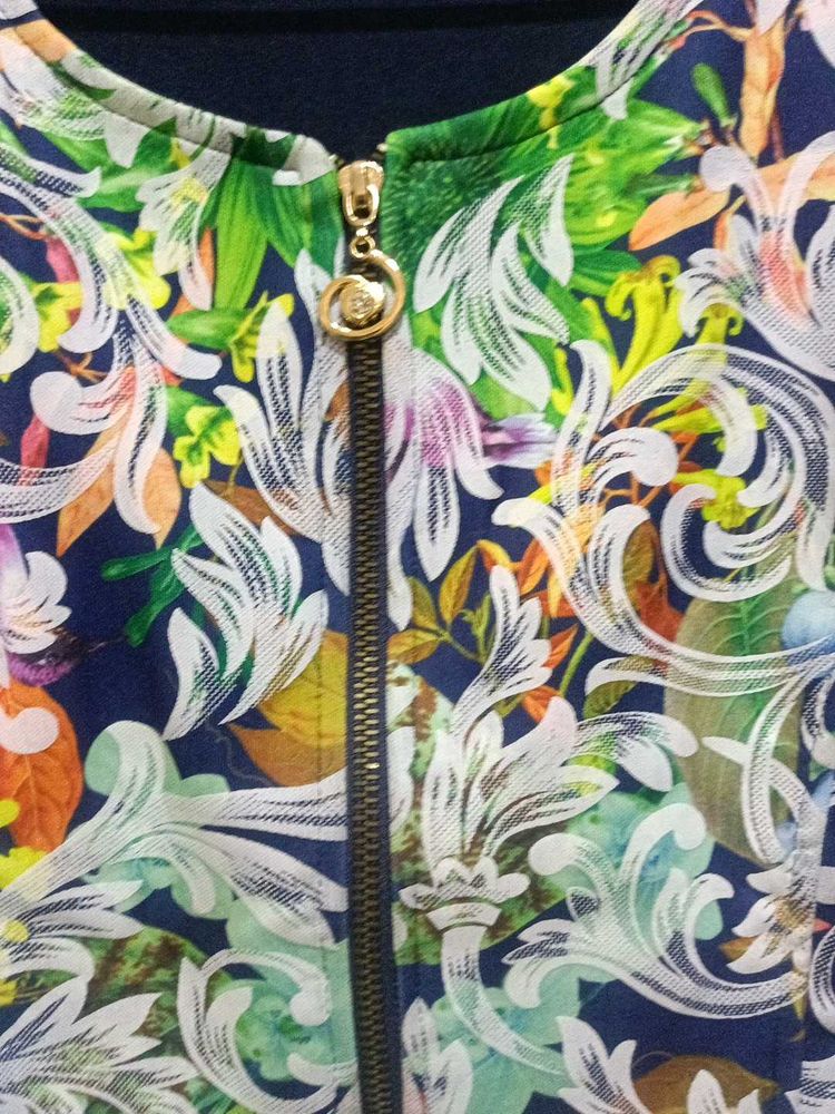 Stylish Floral Print Jacket
