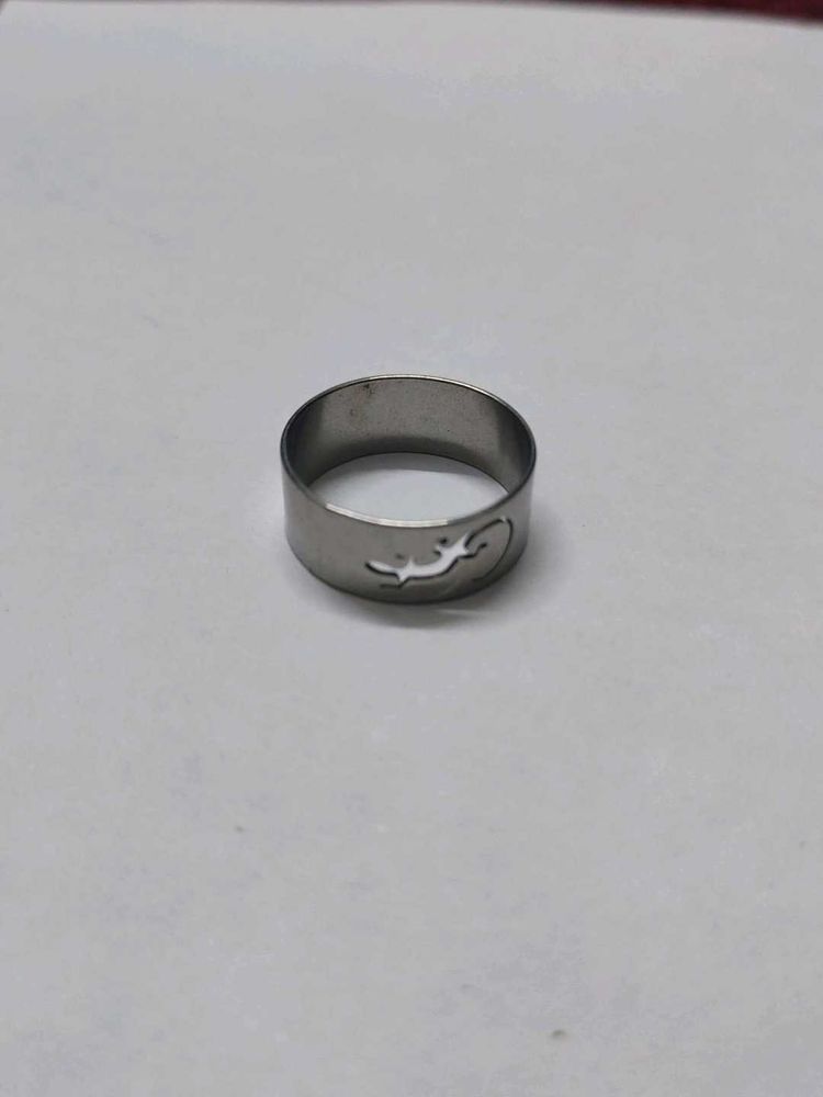 Unique Silver Tone Ring